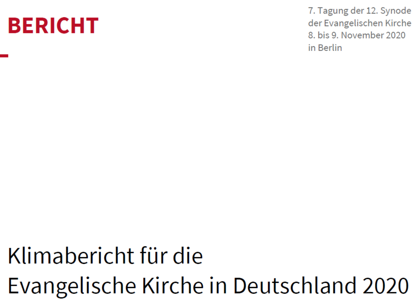 Synode Der Ekd Klima Und Friedensarbeit Im Zentrum Cc F Soest