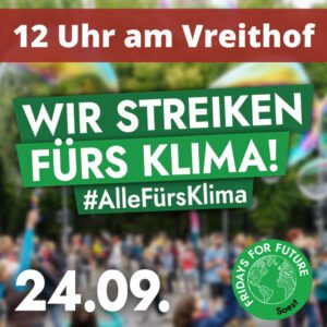 Read more about the article Fridays For Future Streik am 24.09. – 1000 Aktivist:innen in Soest auf der Straße