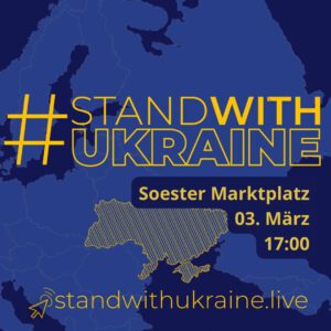Read more about the article Mahnwache in Solidarität mit der Ukraine und der dortigen Aktivist:innen – um 12 Uhr Glockengeläut für den Frieden