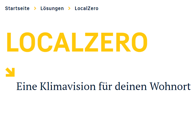 Read more about the article LOCALZERO – Eine Klimavision für deinen Wohnort
