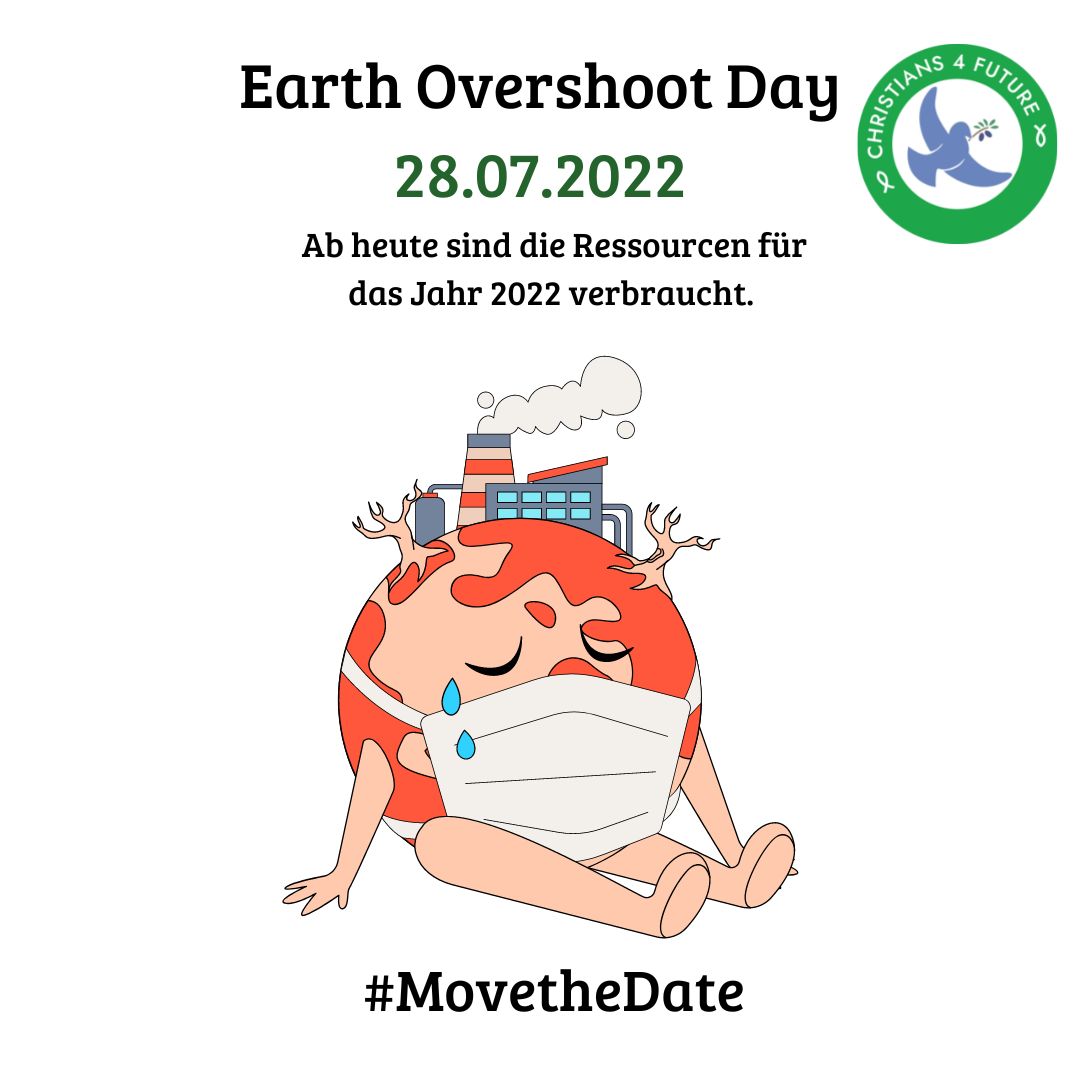 Read more about the article Earth Overshoot Day 2022 – ab dem 28. Juli lebt die Welt auf Pump!