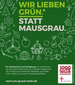 Read more about the article WIR LIEBEN GRÜN* – statt mausgrau