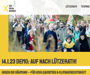 Read more about the article Demo für Kohleausstieg und Klimagerechtigkeit
