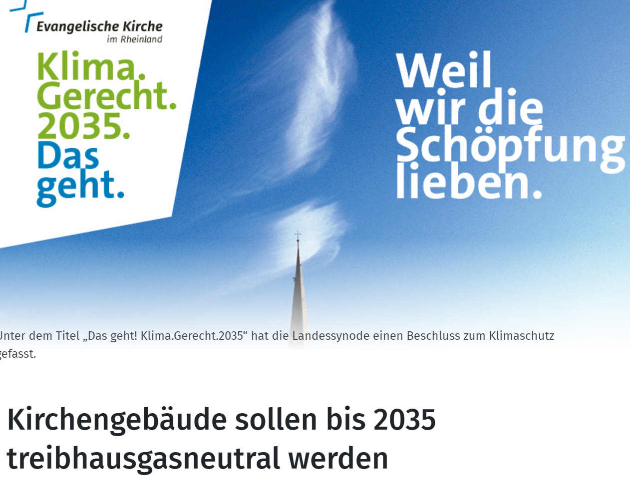Read more about the article „Das geht! Klima.Gerecht.2035“ Zukunftsplan beschlossen
