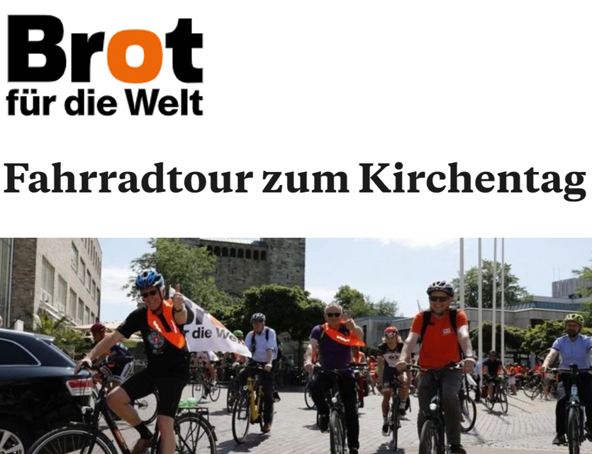 Read more about the article Fahrradtour zum Kirchentag