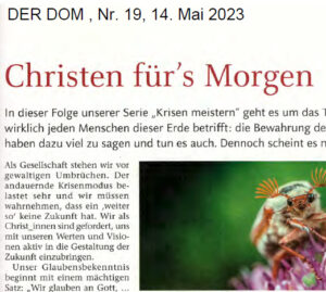 Read more about the article Christ:innen für’s Morgen