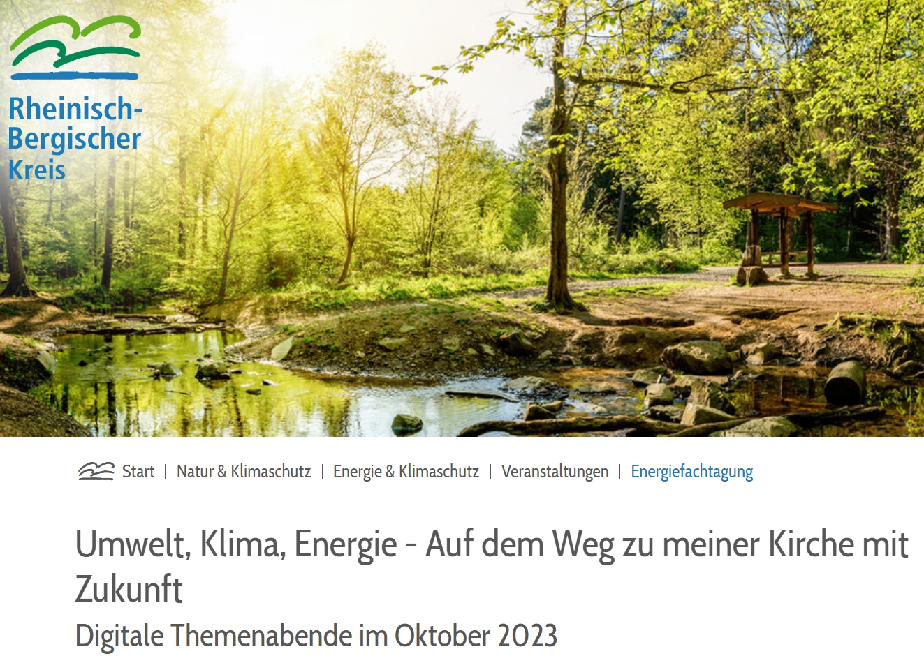 Read more about the article Umwelt, Klima, Energie – Auf dem Weg zu meiner Kirche mit Zukunft