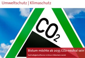 Read more about the article Bistum Hildesheim will 2035 klimaneutral sein