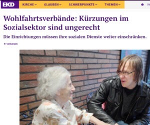 Read more about the article Wohlfahrtsverbände kritisieren Kürzungen im Sozialsektor