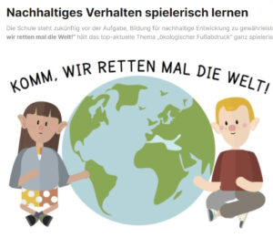 Read more about the article Unterrichts-Set „Komm, wir retten mal die Welt!“
