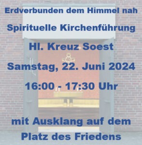 Mehr über den Artikel erfahren Spirituelle Kirchenführung: Erdverbunden dem Himmel nah