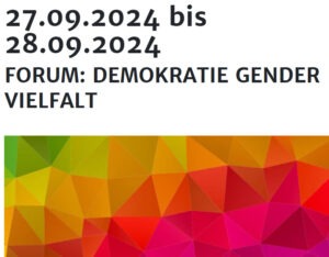 Mehr über den Artikel erfahren Forum: Demokratie Gender Vielfalt