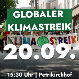 Mehr über den Artikel erfahren Bundesweiter Klimastreik am 20.9.2024 in Soest