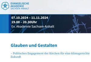 Mehr über den Artikel erfahren Glauben und Gestalten: Politisches Engagement der Kirchen für eine klimagerechte Zukunft Schöpfung