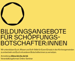 Mehr über den Artikel erfahren Schöpfungsbotschafter:innen werden