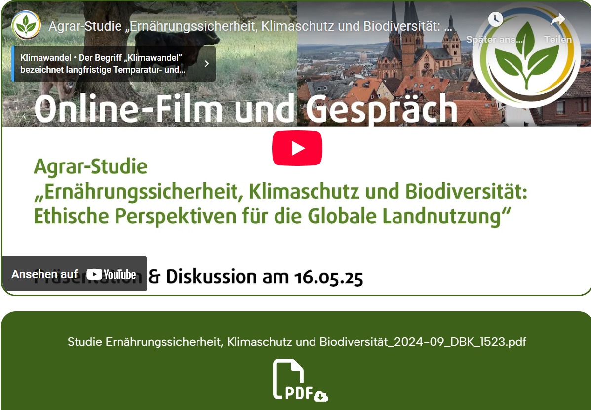Mehr über den Artikel erfahren Ernährungssicherheit, Klimaschutz und Biodiversität: