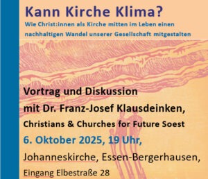 Mehr über den Artikel erfahren Bergerhausen Dialog: Kann Kirche Klima?