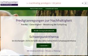 Mehr über den Artikel erfahren Ökumenisches Kooperationsprojekt „nachhaltig predigen“ wird 20