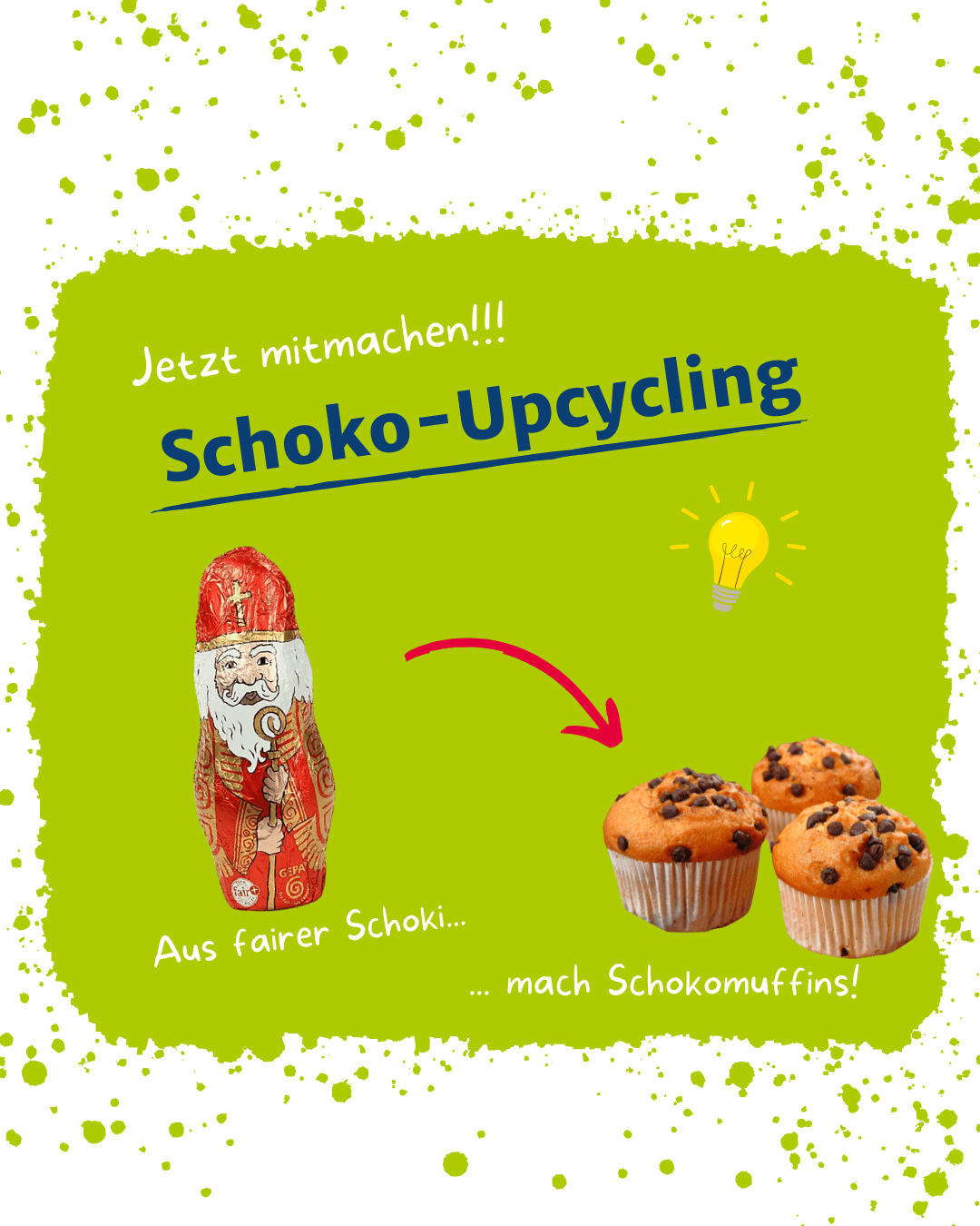 Mehr über den Artikel erfahren Schoko-Upcycling