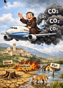 Mehr über den Artikel erfahren Einfach mit dem Flugzeug zu Franz von Assisi?