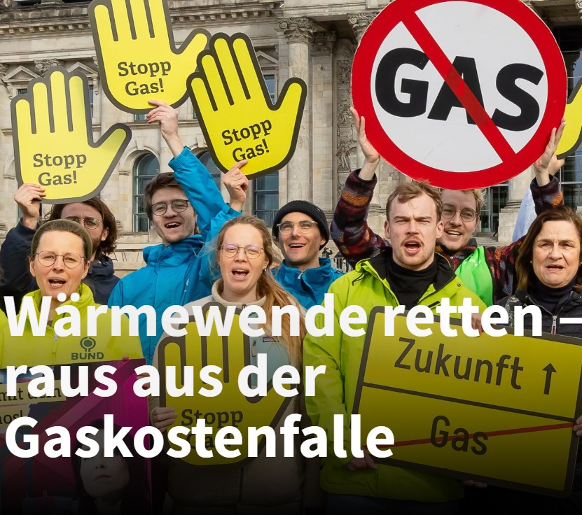 Energieunabhängigkeit durch Gasausstieg ermöglichen!