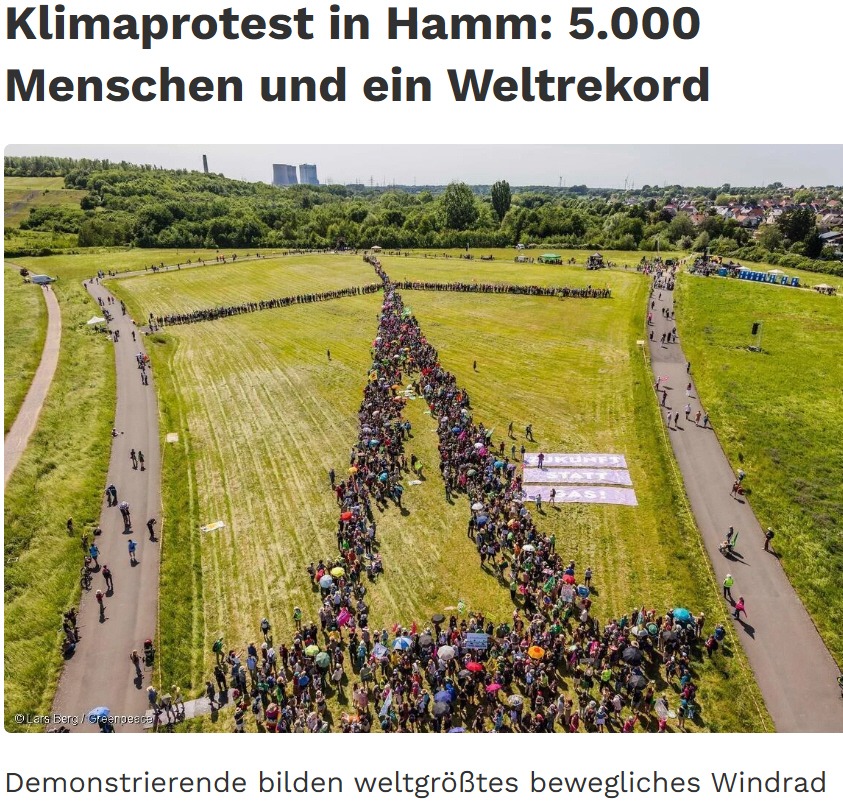 Zukunft statt Gas! Kirche auf der Straße