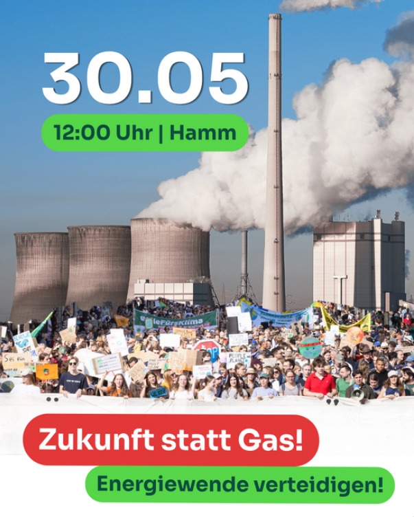 Zukunft statt Gas! Kirche auf der Straße
