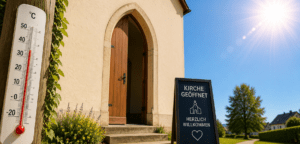 Mehr über den Artikel erfahren „Kühle Kirchen“- Kirchen öffnen bei Hitze ihre Türen