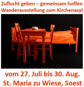 Mehr über den Artikel erfahren Zuflucht geben – gemeinsam hoffen – Wanderausstellung zum Kirchenasyl