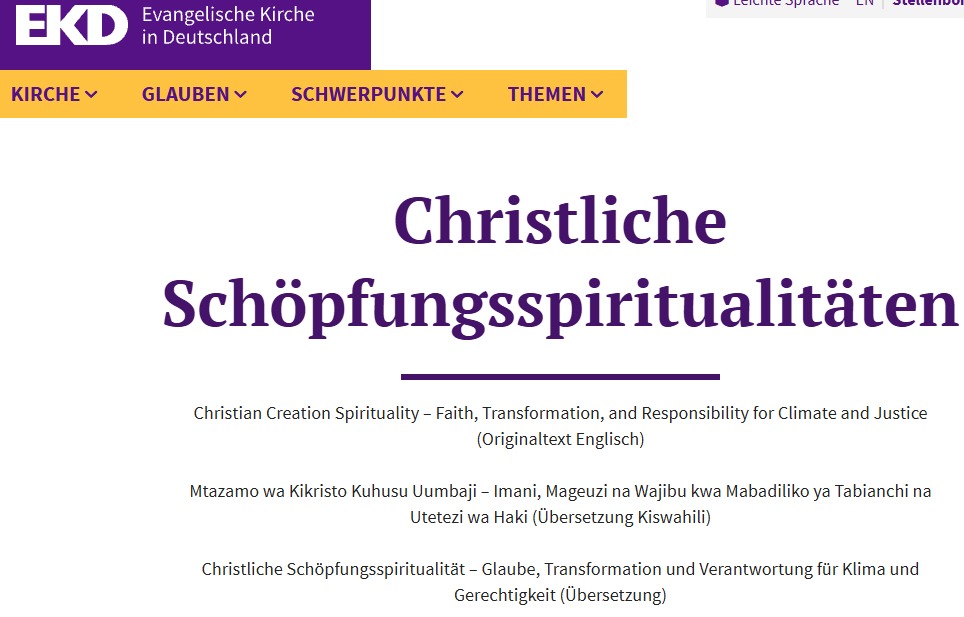 Christliche Schöpfungsspiritualitäten