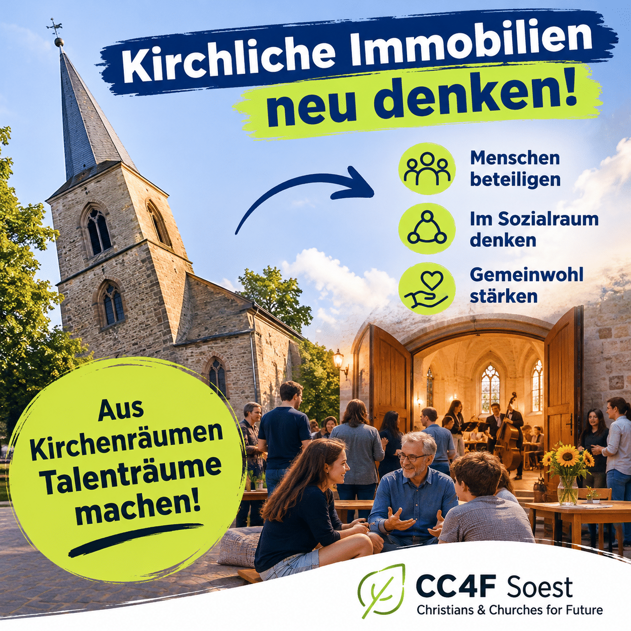 Fest gemauert oder Talentschuppen – kirchliche Immobilien neu denken